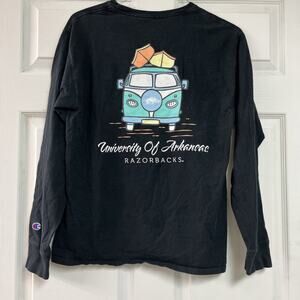 champion long sleeve t shirt men Arkansas Size M